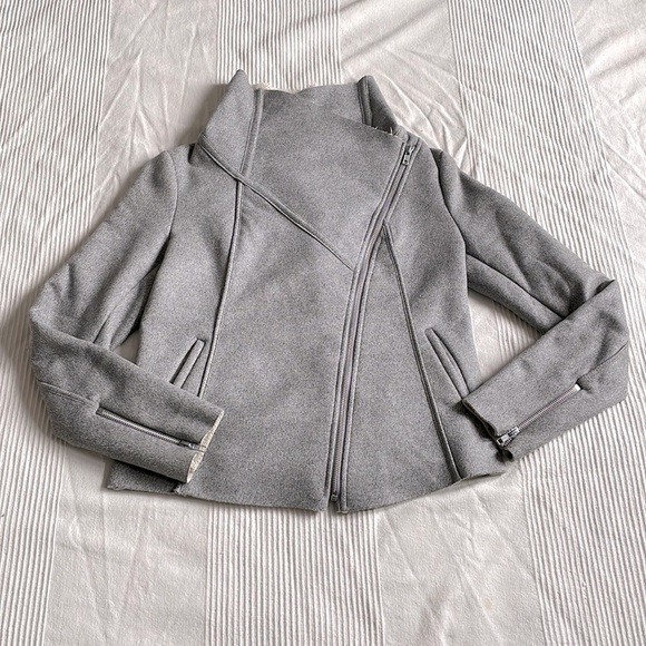 Generation Love Sherpa Lined Asymmetrical Moto Jacket Size Small - Picture 1 of 8